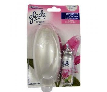 GLADE TOUCH & FRESH FLORAL PERFECTION TOILET FRESHNER